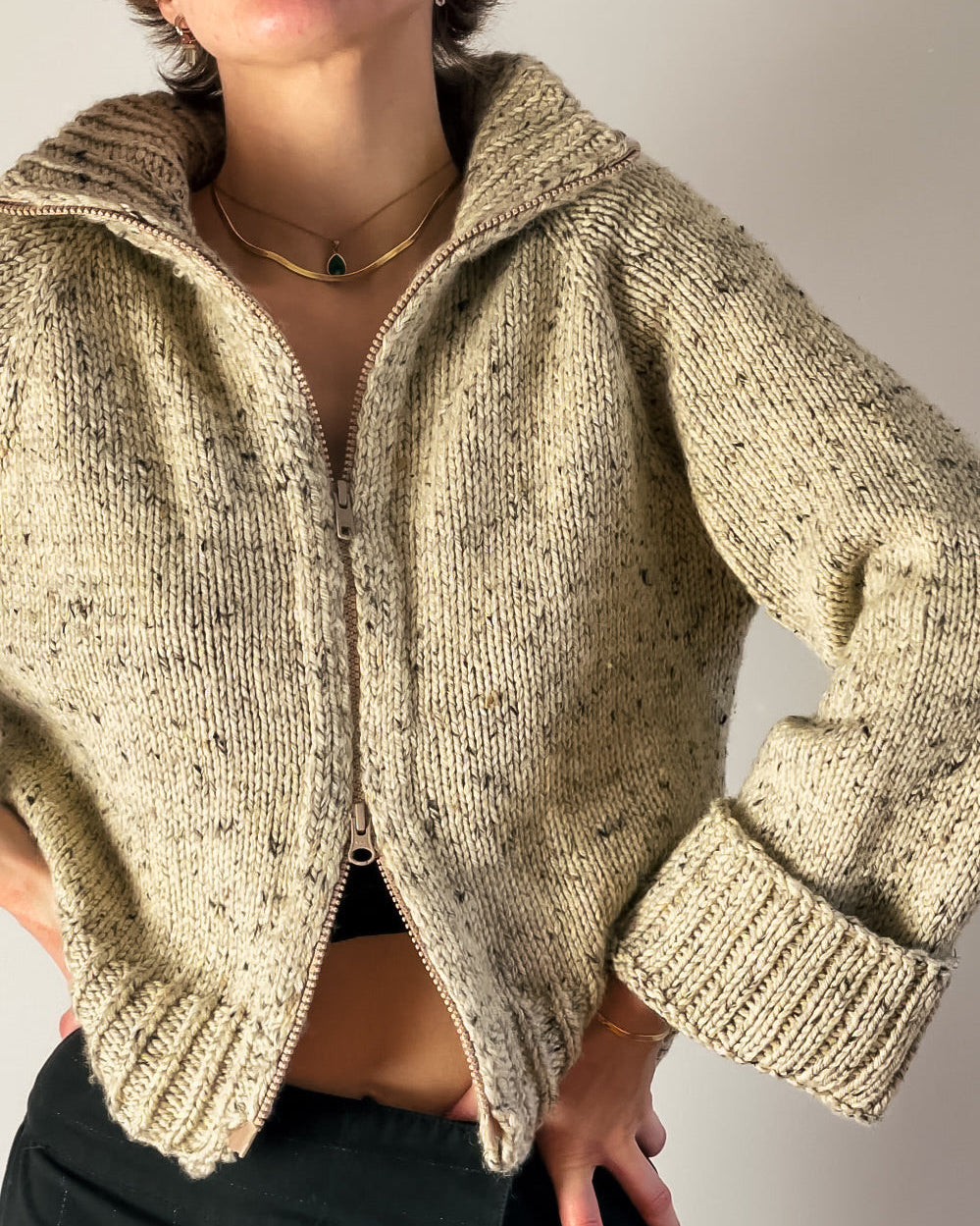 ZIPKNIT CARDIGAN - english